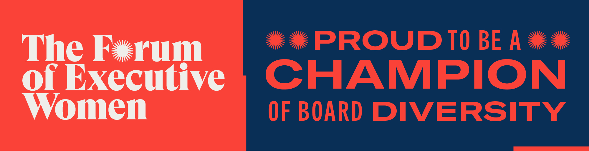 The Forum of Executive Women Champion of Diversity