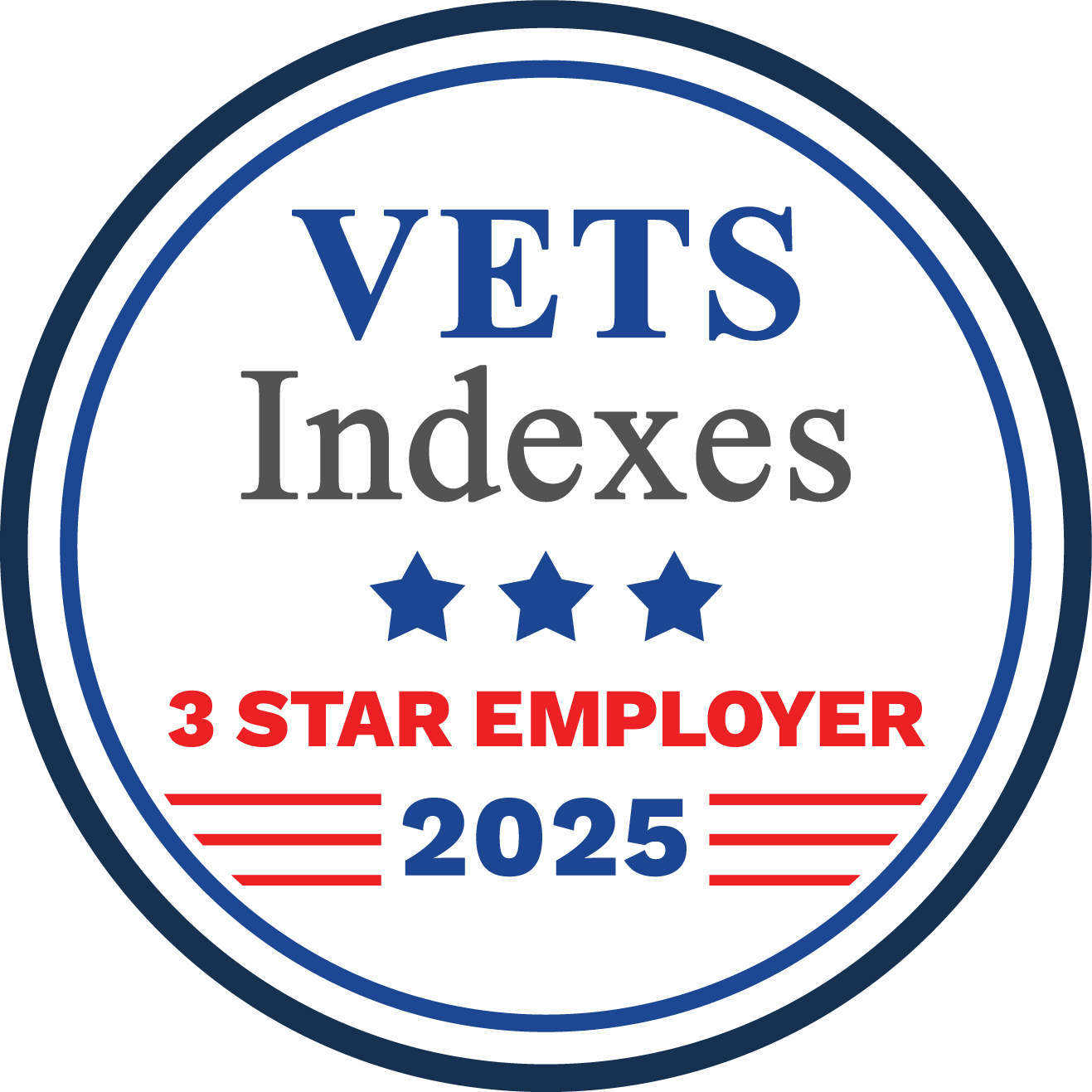 Vets Indexes 3 Star Employer award